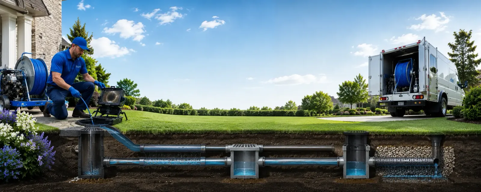 Outdoor drain cleaning information for Newton Grove, NC